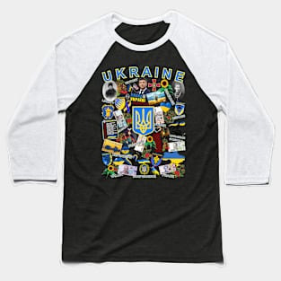 All Ukraine in one T-shirt design! Ukraine Patriot Baseball T-Shirt